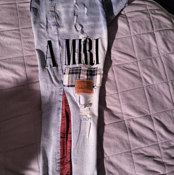 AMIRI JEANS SIZE 38 CUSTOM TAYLORED 1 of 1 PAIR - Picture 6 of 16